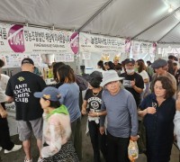해남군 농식품, LA한인축제에서 인기몰이 ‘완판’
